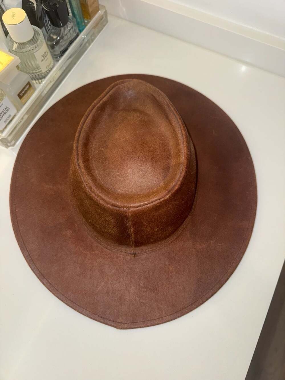 Salvatore Sombreros Brown Suede Western Cowboy Hat - Picture 4 of 7